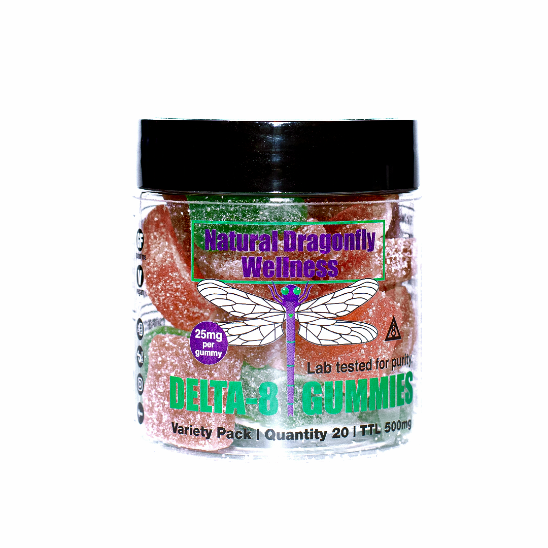 50mg Delta-8 THC Gummies (20 Count)