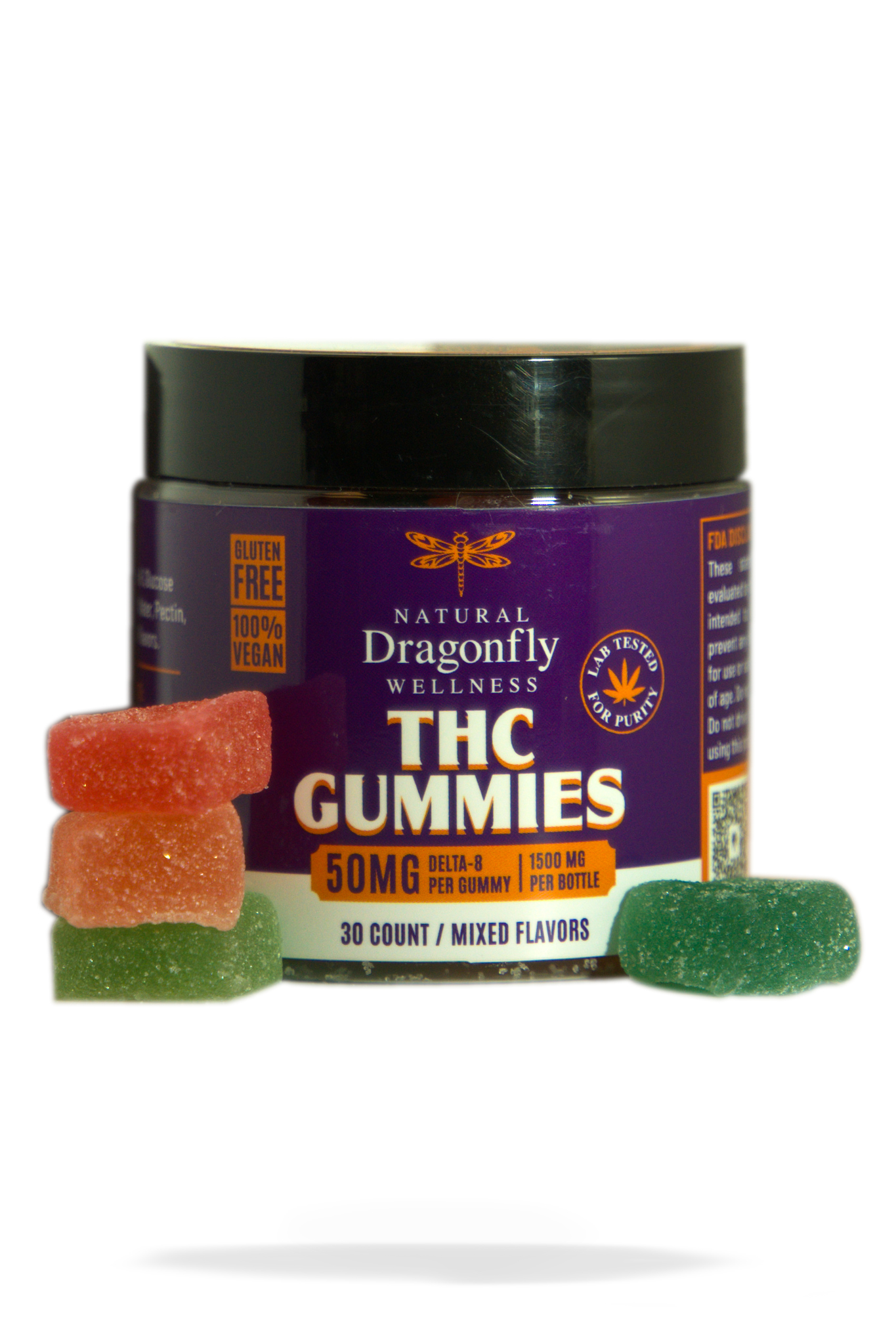 50mg Delta-8 THC Gummies (30 count variety pack)