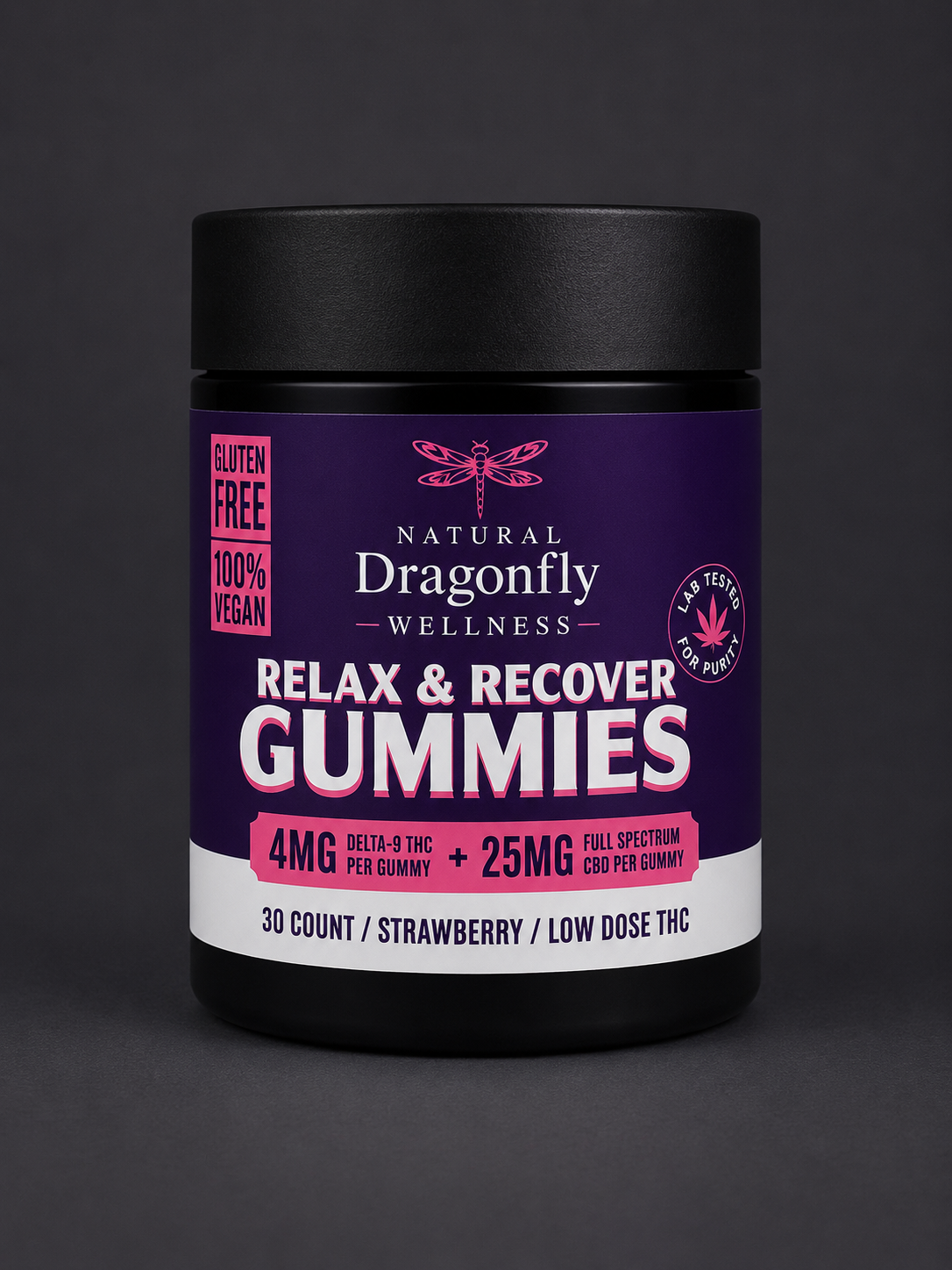 Relax | Recovery Gummies (25mg CBD + 4mg THC) Subscription