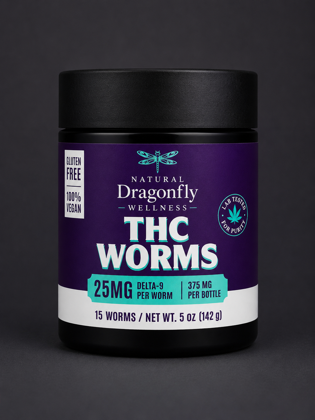 25mg Delta-9 THC Worms