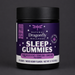 Sleep Gummies (10mg Delta-9 THC+ 25mg CBD + 20mg CBN)