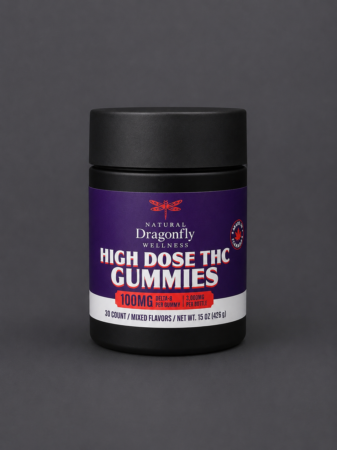 High Dose Delta-8 THC Gummies (100mg)