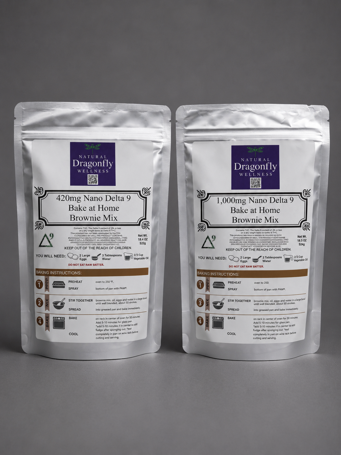 Pot Brownie Mix | Delta-9 (1 batch) (water soluble)